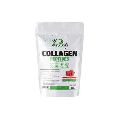 Yourbody COLLAGEN PEPTIDES malina 250 g