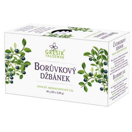 Grešík BORŮVKOVÝ DŽBÁNEK čaj 20 x 2 g