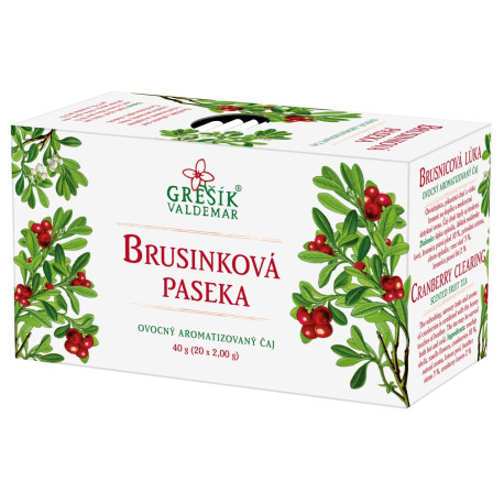 Grešík BRUSINKOVÁ PASEKA čaj 20 x 2 g