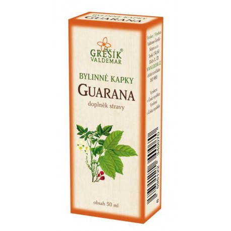 Grešík GUARANA bylinné kapky 50 ml