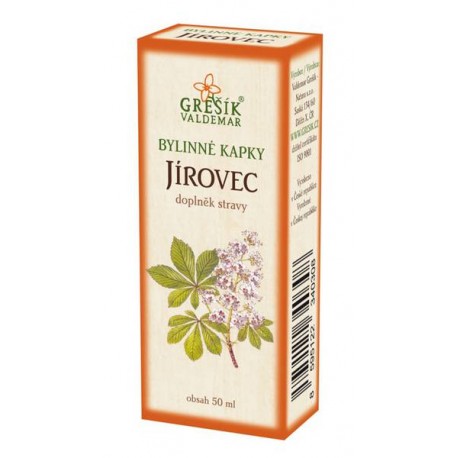 Grešík JÍROVEC bylinné kapky 50 ml