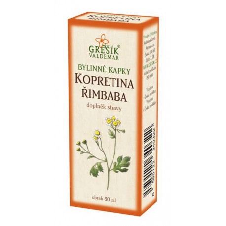 Grešík KOPRETINA ŘIMBABA bylinné kapky 50 ml