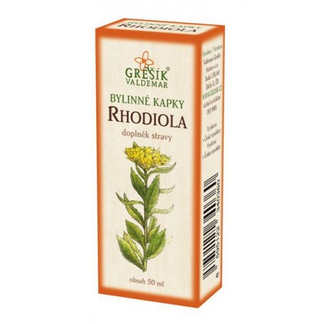 Grešík RHODIOLA bylinné kapky 50 ml