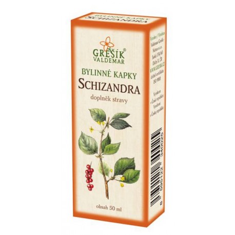 Grešík SCHIZANDRA bylinné kapky 50 ml