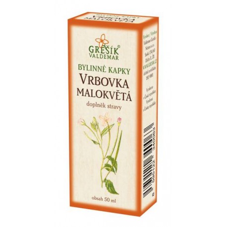 Grešík VRBOVKA MALOKVĚTÁ bylinné kapky 50 ml