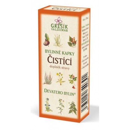 Grešík ČISTÍCÍ bylinné kapky 50 ml