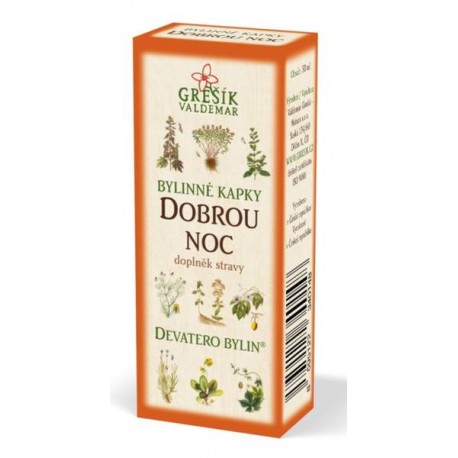 Grešík DOBROU NOC bylinné kapky 50 ml