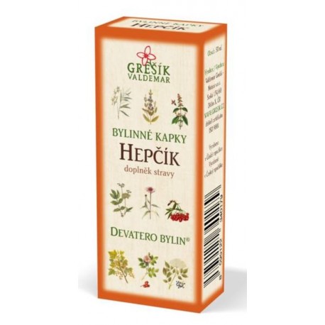 Grešík HEPČÍK bylinné kapky 50 ml