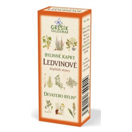 Grešík LEDVINOVÉ bylinné kapky 50 ml