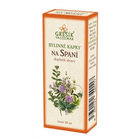 Grešík NA SPANÍ bylinné kapky 50 ml