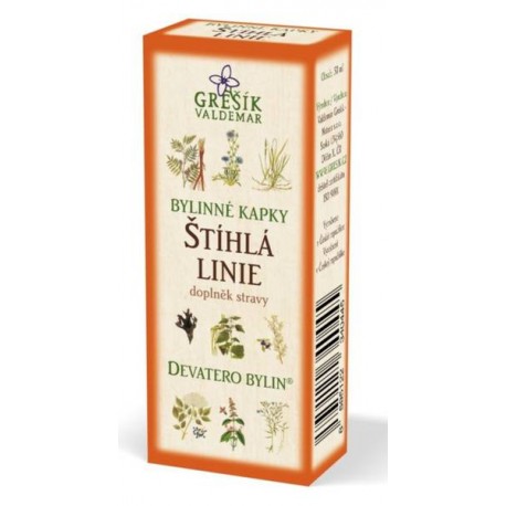 Grešík ŠTÍHLÁ LINIE bylinné kapky 50 ml