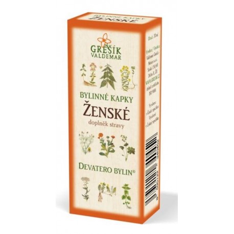 Grešík ŽENSKÉ bylinné kapky 50 ml