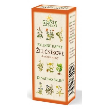 Grešík ŽLUČNÍKOVÉ bylinné kapky 50 ml