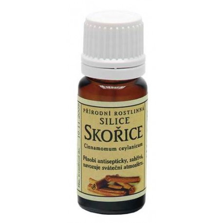 Grešík SKOŘICE přírodní silice 10 ml