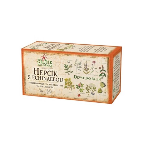 Grešík HEPČÍK S ECHINACEOU čaj 20 x 1,5 g